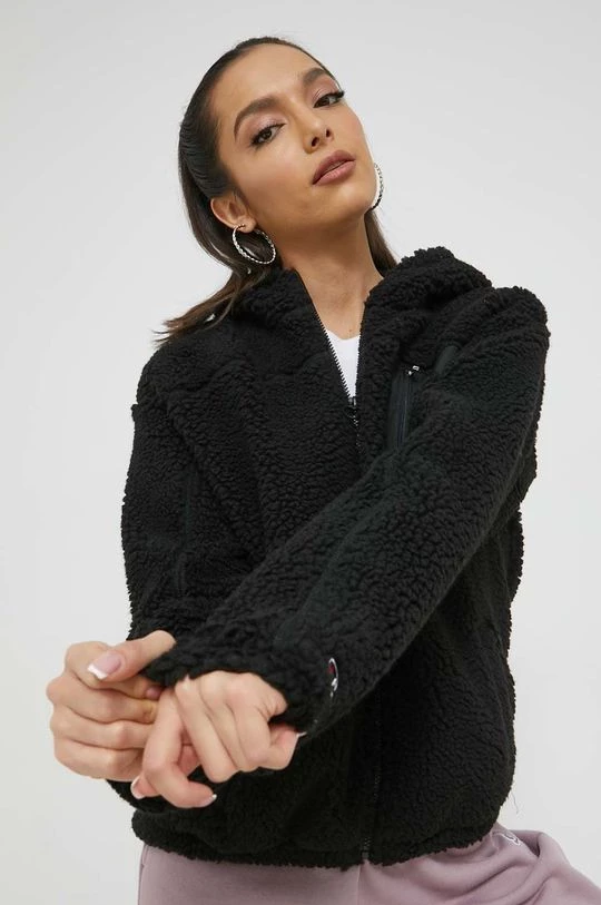 Γυναικεία Με φερμουάρ Μπλούζα Champion μαύρο, 1 Γυναικεία Με φερμουάρ Μπλούζα Champion μαύρο,