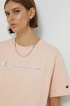 Γυναικεία Κοντομάνικο Βαμβακερό μπλουζάκι Champion πορτοκαλί