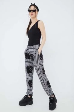 Γυναικεία Παντελόνια φόρμας Παντελόνι Champion μαύρο