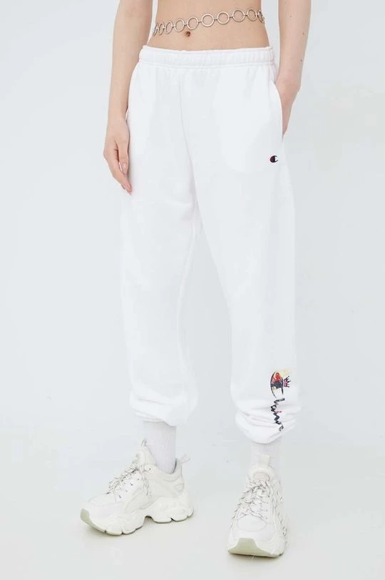 Γυναικεία Παντελόνια φόρμας Παντελόνι φόρμας Champion άσπρο 2 Γυναικεία Παντελόνια φόρμας Παντελόνι φόρμας Champion άσπρο - Image 2