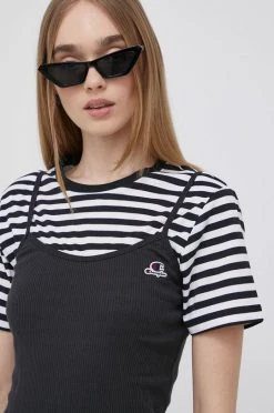 Γυναικεία Φορέματα Βαμβακερό φόρεμα Champion μαύρο, -Champion Εκπτώσεις unnamed file 1126