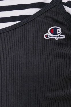 Γυναικεία Φορέματα Βαμβακερό φόρεμα Champion μαύρο, -Champion Εκπτώσεις unnamed file 1127