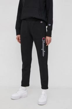 Γυναικεία Παντελόνια φόρμας Παντελόνι Champion χρώμα: μαύρο