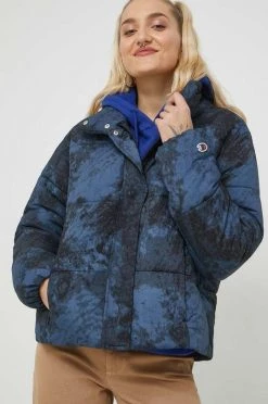 Γυναικεία Κοντά μπουφάν Μπουφάν Champion ναυτικό μπλε,