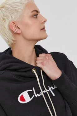 Γυναικεία Χωρίς φερμουάρ Μπλούζα Champion χρώμα: μαύρο -Champion Εκπτώσεις unnamed file 1256