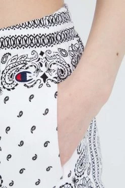 Γυναικεία Παντελόνια φόρμας Παντελόνι Champion άσπρο -Champion Εκπτώσεις unnamed file 1349