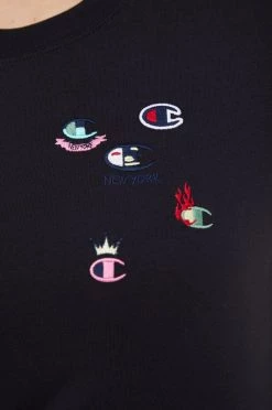 Γυναικεία Κοντομάνικο Βαμβακερό μπλουζάκι Champion μαύρο 9 Γυναικεία Κοντομάνικο Βαμβακερό μπλουζάκι Champion μαύρο -Champion Εκπτώσεις unnamed file 1354