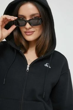 Γυναικεία Με φερμουάρ Μπλούζα Champion μαύρο, με κουκούλα -Champion Εκπτώσεις unnamed file 140