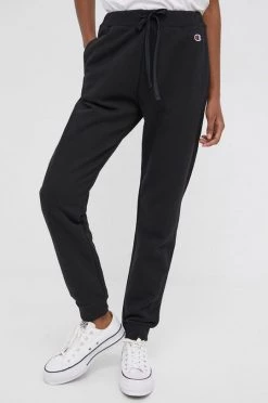 Γυναικεία Παντελόνια φόρμας Παντελόνι Champion χρώμα: μαύρο