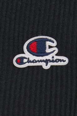 Γυναικεία Κοντομάνικο Βαμβακερό μπλουζάκι Champion μαύρο -Champion Εκπτώσεις unnamed file 1466