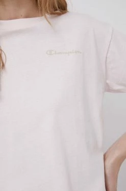 Γυναικεία Κοντομάνικο Βαμβακερό μπλουζάκι Champion ροζ -Champion Εκπτώσεις unnamed file 1486