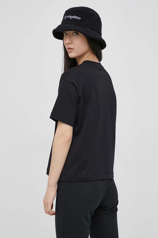 Γυναικεία Κοντομάνικο Βαμβακερό μπλουζάκι Champion μαύρο 3 Γυναικεία Κοντομάνικο Βαμβακερό μπλουζάκι Champion μαύρο - Image 3