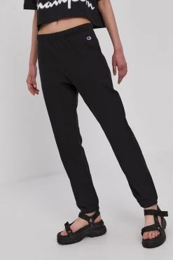 Γυναικεία Παντελόνια φόρμας Παντελόνι Champion χρώμα: μαύρο