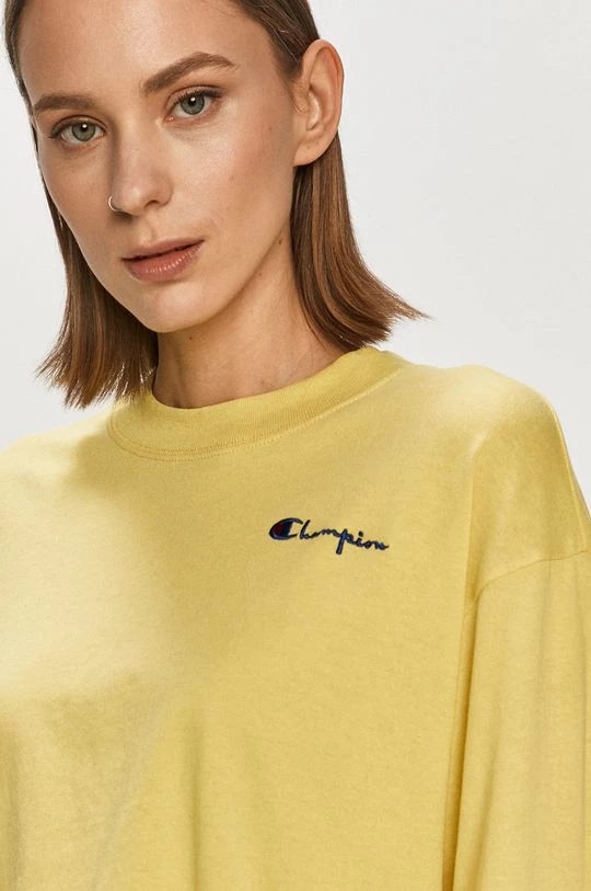 Γυναικεία Μακρυμάνικο Champion - Longsleeve μουσταρδί 4 Γυναικεία Μακρυμάνικο Champion - Longsleeve μουσταρδί - Image 4
