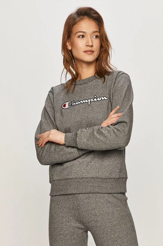Γυναικεία Χωρίς φερμουάρ Champion - Βαμβακερή μπλούζα γκρί 1 Γυναικεία Χωρίς φερμουάρ Champion - Βαμβακερή μπλούζα γκρί