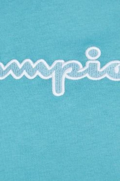 Γυναικεία Κοντομάνικο Βαμβακερό μπλουζάκι Champion τιρκουάζ -Champion Εκπτώσεις unnamed file 1702