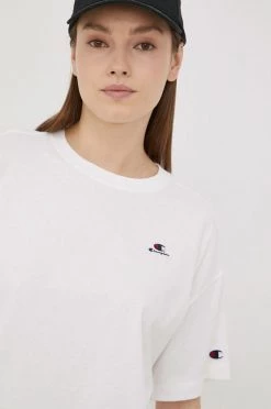 Γυναικεία Κοντομάνικο Βαμβακερό μπλουζάκι Champion άσπρο -Champion Εκπτώσεις unnamed file 1758