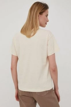 Γυναικεία Κοντομάνικο Βαμβακερό μπλουζάκι Champion μπεζ -Champion Εκπτώσεις unnamed file 1782