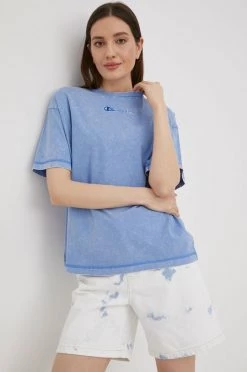 Γυναικεία Κοντομάνικο Βαμβακερό μπλουζάκι Champion κόκκινο ροζ