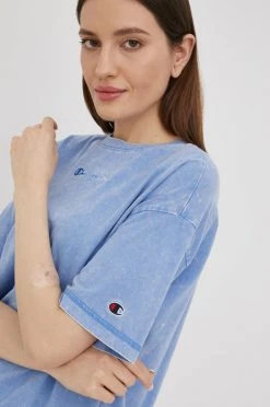 Γυναικεία Κοντομάνικο Βαμβακερό μπλουζάκι Champion κόκκινο ροζ -Champion Εκπτώσεις unnamed file 1791