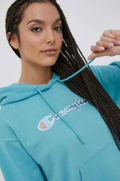 Γυναικεία Χωρίς φερμουάρ Μπλούζα Champion χρώμα: τιρκουάζ, -Champion Εκπτώσεις unnamed file 1813