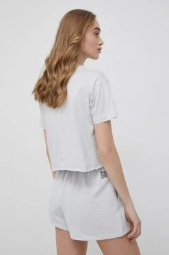 Γυναικεία Κοντομάνικο Βαμβακερό μπλουζάκι Champion γκρι -Champion Εκπτώσεις unnamed file 1822