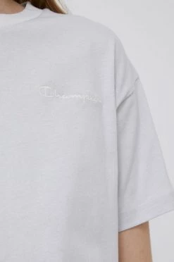 Γυναικεία Κοντομάνικο Βαμβακερό μπλουζάκι Champion γκρι -Champion Εκπτώσεις unnamed file 1824