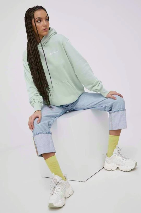 Γυναικεία Χωρίς φερμουάρ Μπλούζα Champion πράσινο, 2 Γυναικεία Χωρίς φερμουάρ Μπλούζα Champion πράσινο, - Image 2