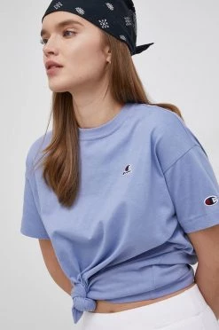 Γυναικεία Κοντομάνικο Βαμβακερό μπλουζάκι Champion ανοιχτό κίτρινο -Champion Εκπτώσεις unnamed file 1885