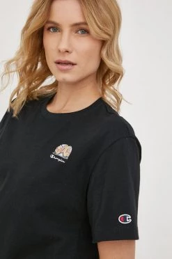 Γυναικεία Κοντομάνικο Βαμβακερό μπλουζάκι Champion μαύρο 8 Γυναικεία Κοντομάνικο Βαμβακερό μπλουζάκι Champion μαύρο -Champion Εκπτώσεις unnamed file 1901