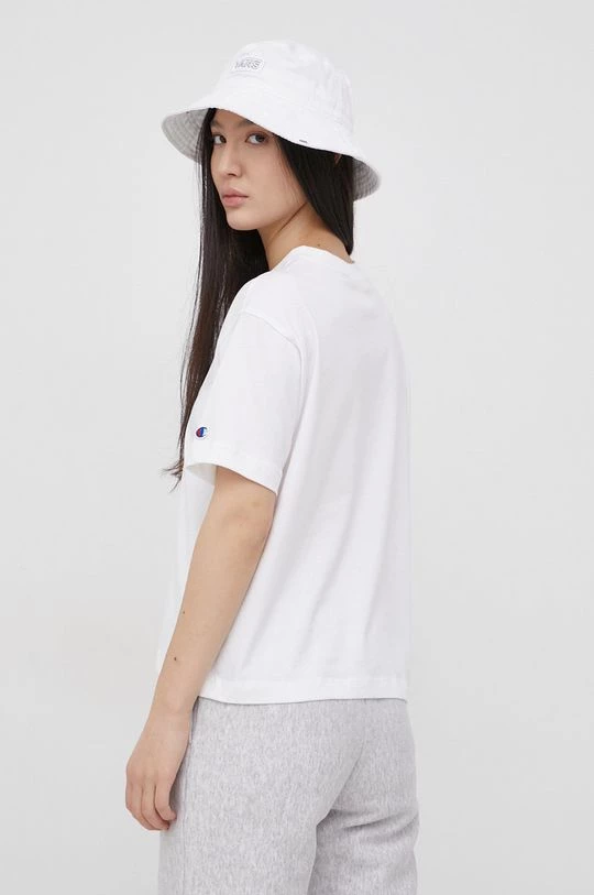 Γυναικεία Κοντομάνικο Βαμβακερό μπλουζάκι Champion άσπρο 3 Γυναικεία Κοντομάνικο Βαμβακερό μπλουζάκι Champion άσπρο - Image 3