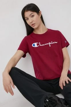 Γυναικεία Κοντομάνικο Βαμβακερό μπλουζάκι Champion ροζ