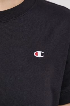 Γυναικεία Κοντομάνικο Βαμβακερό μπλουζάκι Champion μαύρο -Champion Εκπτώσεις unnamed file 1922