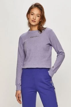 Γυναικεία Χωρίς φερμουάρ Champion - Βαμβακερή μπλούζα μωβ