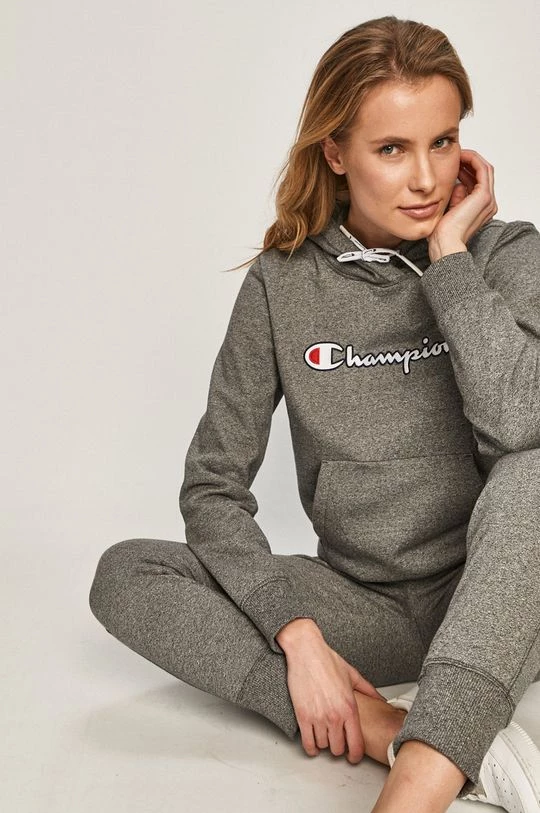 Γυναικεία Χωρίς φερμουάρ Champion - Βαμβακερή μπλούζα γκρί 1 Γυναικεία Χωρίς φερμουάρ Champion - Βαμβακερή μπλούζα γκρί