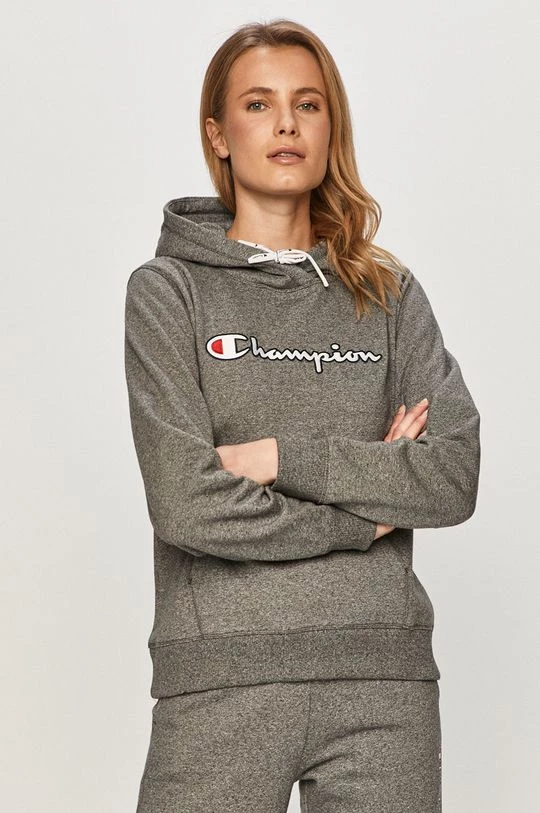 Γυναικεία Χωρίς φερμουάρ Champion - Βαμβακερή μπλούζα γκρί 4 Γυναικεία Χωρίς φερμουάρ Champion - Βαμβακερή μπλούζα γκρί - Image 4