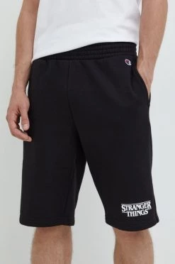 Γυναικεία Σορτς Champion Xstranger Things μαύρο -Champion Εκπτώσεις unnamed file 2093