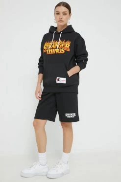 Γυναικεία Σορτς Champion Xstranger Things μαύρο -Champion Εκπτώσεις unnamed file 2096