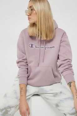 Γυναικεία Χωρίς φερμουάρ Μπλούζα Champion μοβ,