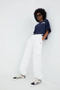 Γυναικεία Κοντομάνικο Βαμβακερό μπλουζάκι Champion ναυτικό μπλε