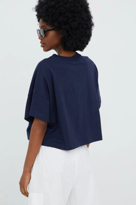 Γυναικεία Κοντομάνικο Βαμβακερό μπλουζάκι Champion ναυτικό μπλε 3 Γυναικεία Κοντομάνικο Βαμβακερό μπλουζάκι Champion ναυτικό μπλε - Image 3