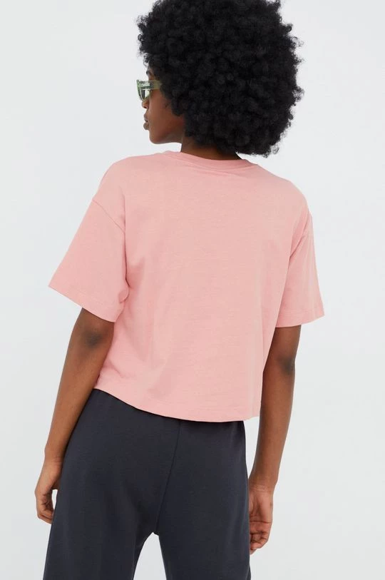 Γυναικεία Κοντομάνικο Βαμβακερό μπλουζάκι Champion ροζ 3 Γυναικεία Κοντομάνικο Βαμβακερό μπλουζάκι Champion ροζ - Image 3