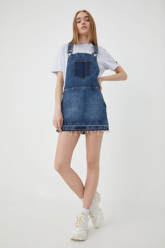 Γυναικεία Κοντομάνικο Βαμβακερό μπλουζάκι Champion ροζ 2 Γυναικεία Κοντομάνικο Βαμβακερό μπλουζάκι Champion ροζ - Image 2