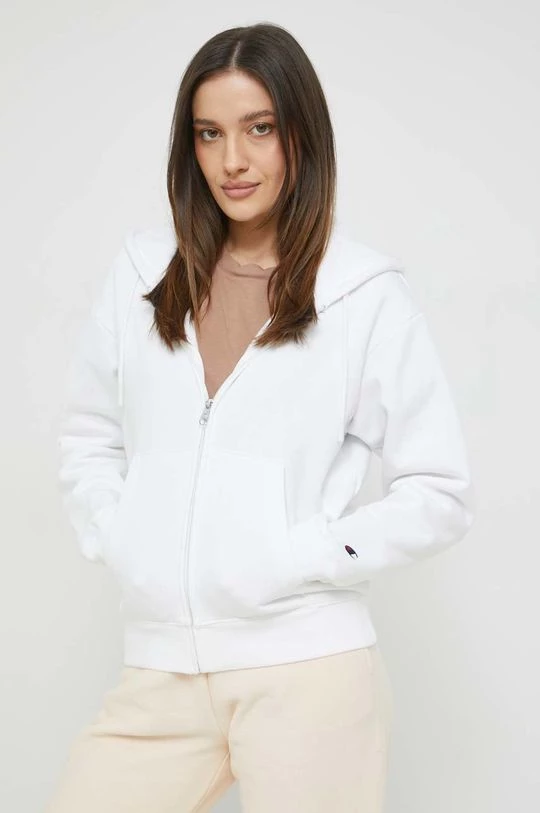 Γυναικεία Με φερμουάρ Μπλούζα Champion άσπρο, με κουκούλα 1 Γυναικεία Με φερμουάρ Μπλούζα Champion άσπρο, με κουκούλα