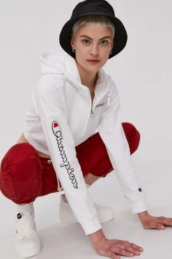 Γυναικεία Χωρίς φερμουάρ Champion - Βαμβακερή μπλούζα μαύρο