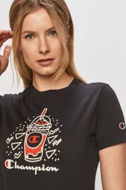 Γυναικεία Κοντομάνικο Champion - Μπλουζάκι μαύρο -Champion Εκπτώσεις unnamed file 2359