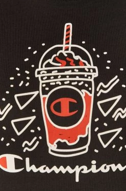 Γυναικεία Κοντομάνικο Champion - Μπλουζάκι μαύρο -Champion Εκπτώσεις unnamed file 2360