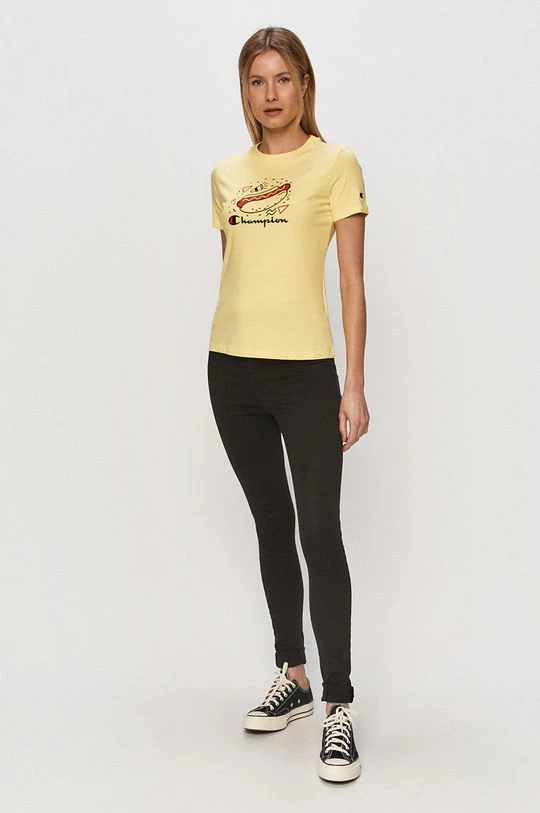 Γυναικεία Κοντομάνικο Champion - Μπλουζάκι μαύρο 2 Γυναικεία Κοντομάνικο Champion - Μπλουζάκι μαύρο - Image 2