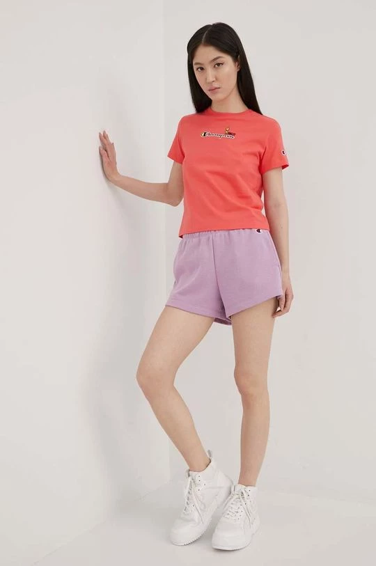 Γυναικεία Σορτς Champion χρώμα: μοβ, 2 Γυναικεία Σορτς Champion χρώμα: μοβ, - Image 2