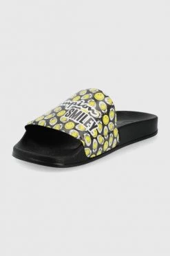 Γυναικεία Σαγιονάρες Παντόφλες Champion Champion X Smiley μαύρο -Champion Εκπτώσεις unnamed file 2465